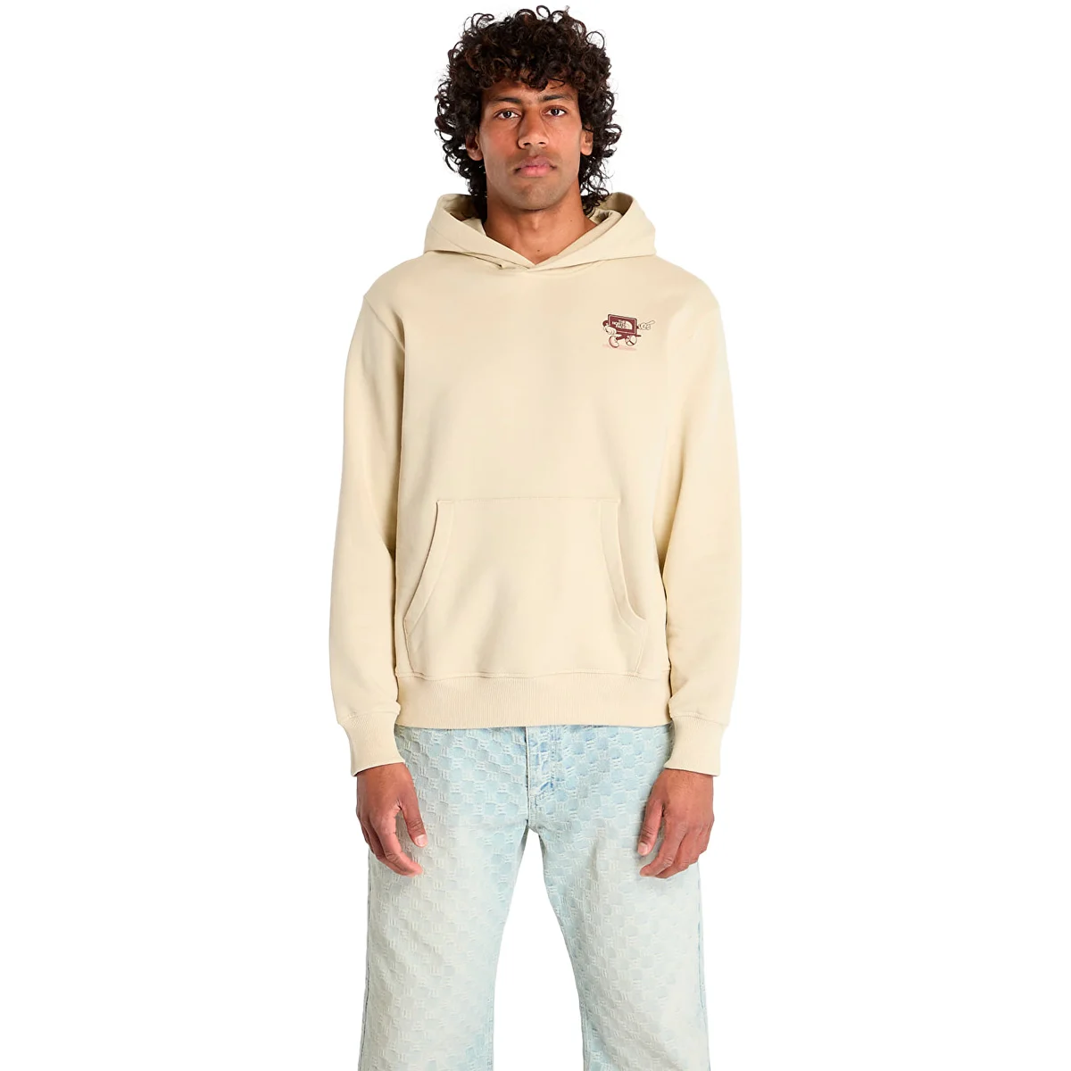 THE NORTH FACE U CARTOON LOGO RELAXED HOODIE GRAVEL  - Sweatshirt