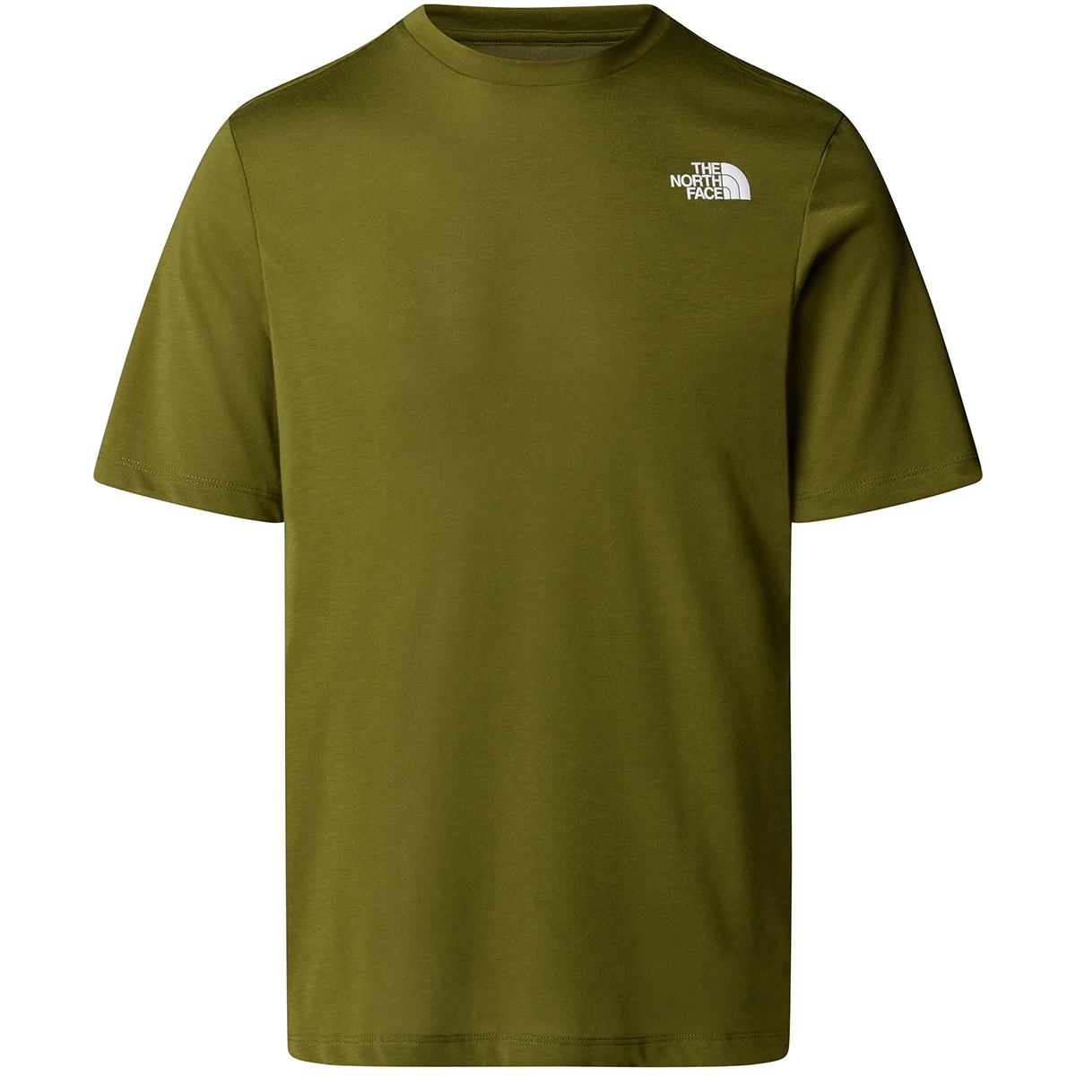THE NORTH FACE FOUNDATION MOUNTAINS FACES TEE FOREST OLIVE  - T-shirt