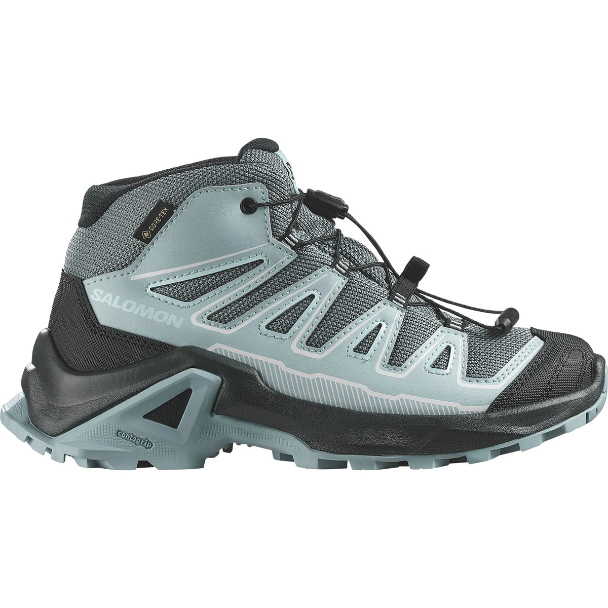 SALOMON X ULTRA MID GORE-TEX J TURBUL/BLACK/TO  - Mid-rise hiking boot