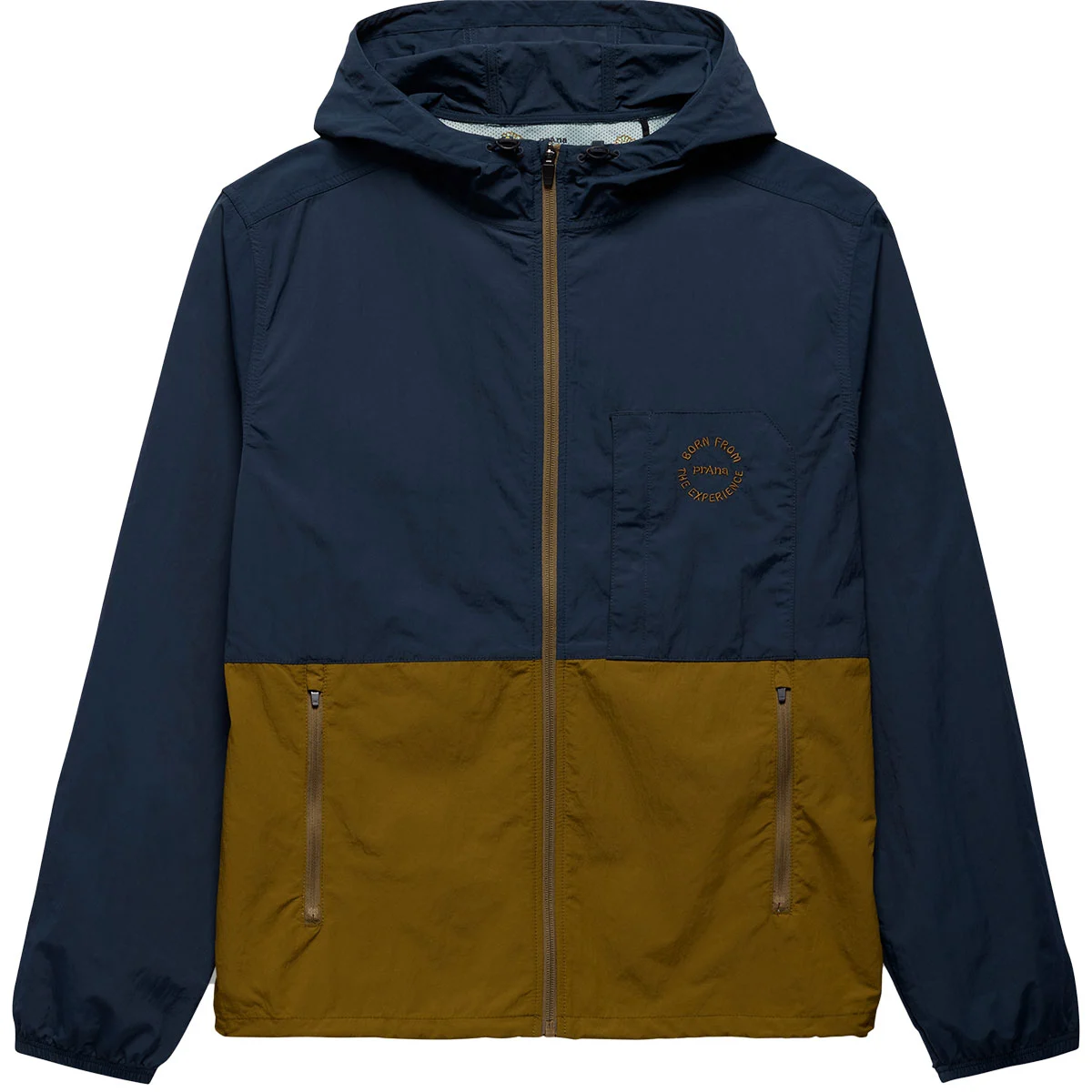 PRANA ENCINITAS WINDBREAKER M RETRO OLIVE/STORMY NIGHT  - Jacket