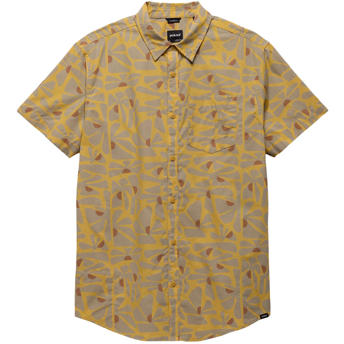 PRANA STIMMERSEE SHIRT M POLLEN RETRO BLOOM  - Shirt