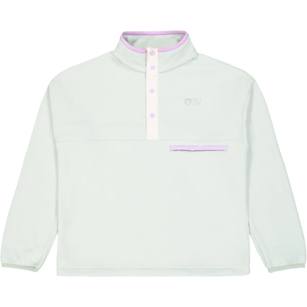 PICTURE ARCCA W 1/4 FLEECE CLOUDY BLUE  - Fleece sweatshirt