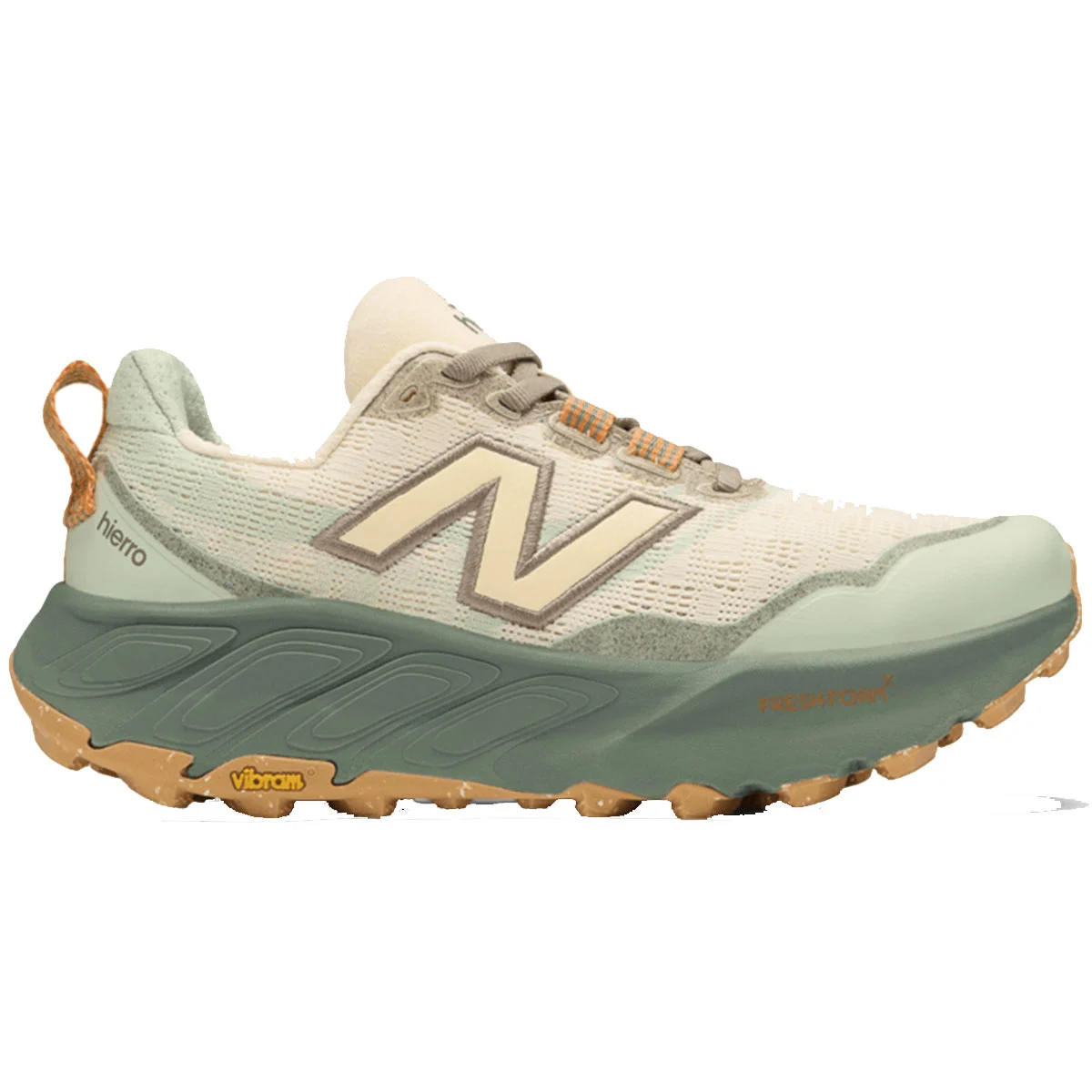 NEW BALANCE FRESH FOAM X HIERRO V9 W CALCIUM/DARK JUNIPER  - Trail running shoes