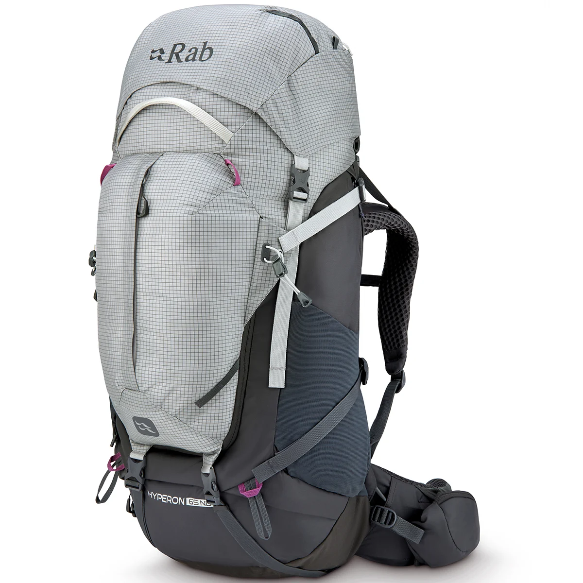 RAB HYPERON 65 DARK PEWTER/ANTHRACITE  - Hiking backpack
