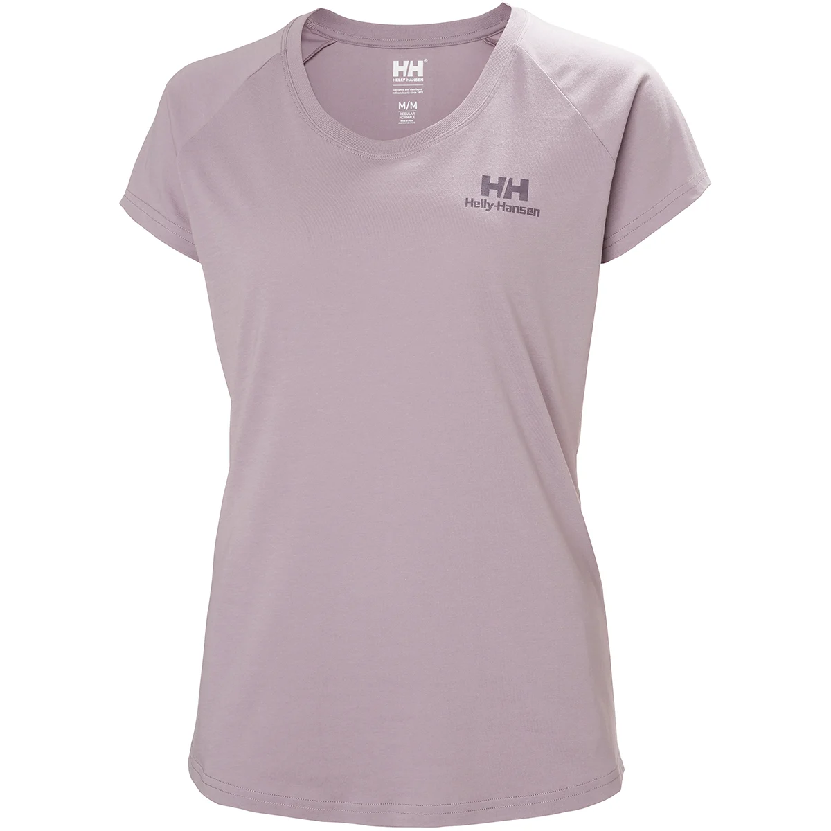 HELLY HANSEN W NORD GRAPHIC DROP T-SHIRT PURPLE CLAY  - Hiking T-shirt