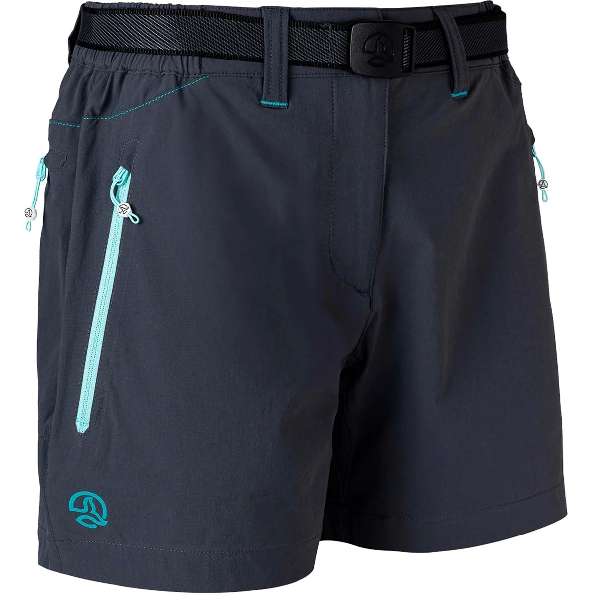 TERNUA FRIZA SHT W WHALES GREY/WATERFALL  - Hiking shorts