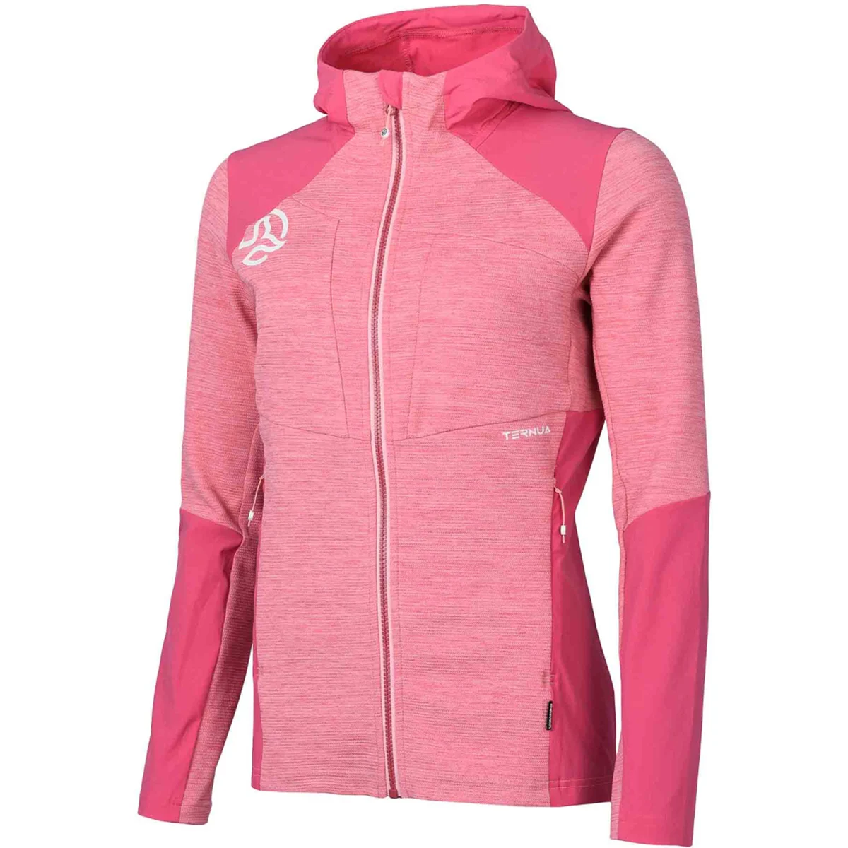 TERNUA TILEKA HOOD JACKET W PASTEL PINK  - Softshell hiking jacket