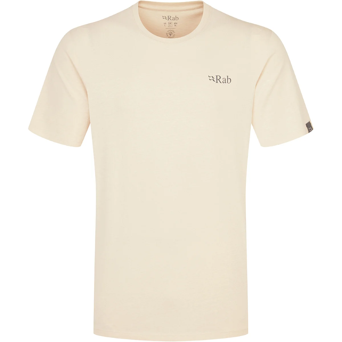 RAB STANCE MOUNTAIN PEAK TEE ECRU  - Climbing T-shirt