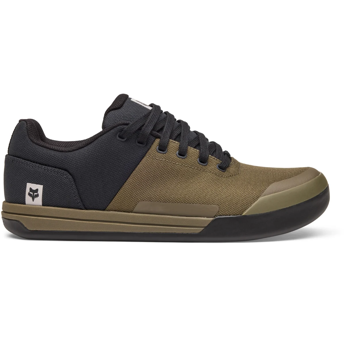 FOX UNION CANVAS MILITARY GREEN  - Flat mountain bike shoe