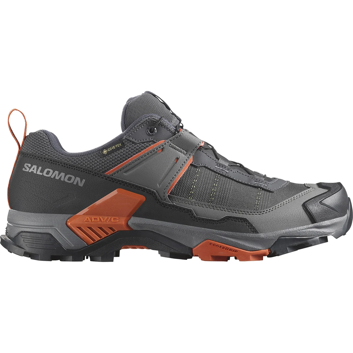 SALOMON X ULTRA 5 GORE-TEX ASPHAL/CLROCK/BURNT  - Low-rise hiking boot