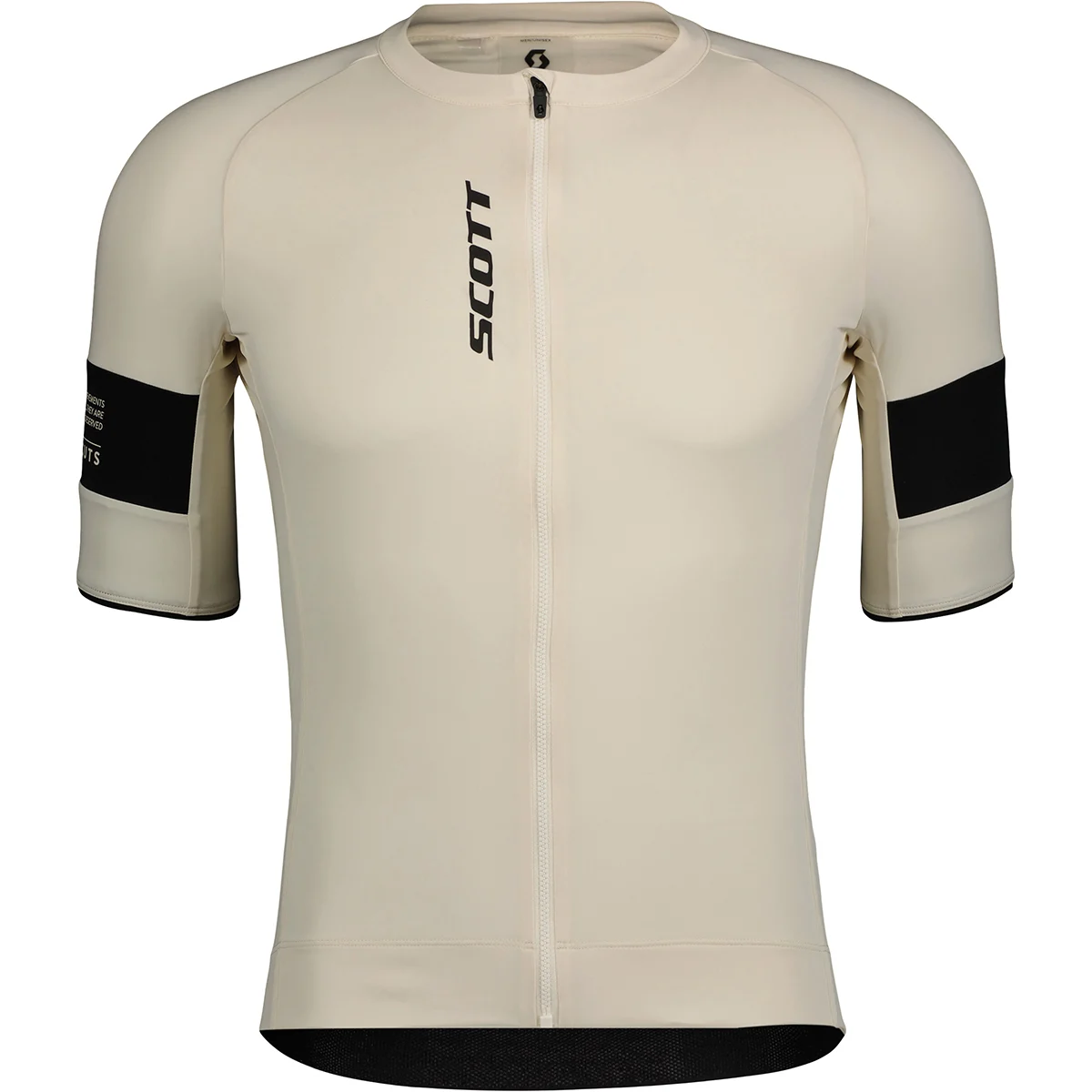 SCOTT JERSEY M'S ENDURANCE PRO SS COTTON WHITE/BLACK  - Cycling jersey