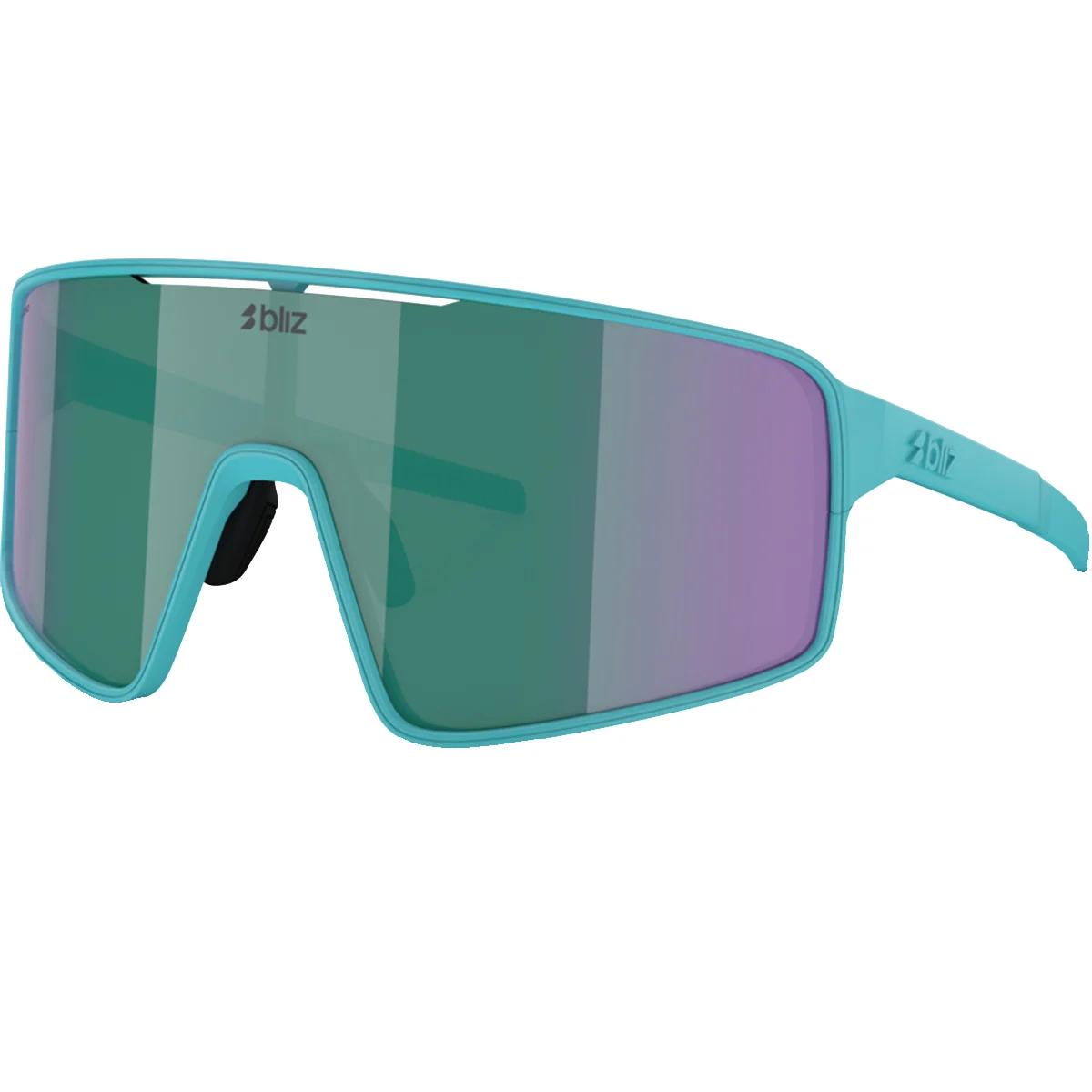 BLIZ P001S W TURQUOISE/GREEN  - Sport sunglasses