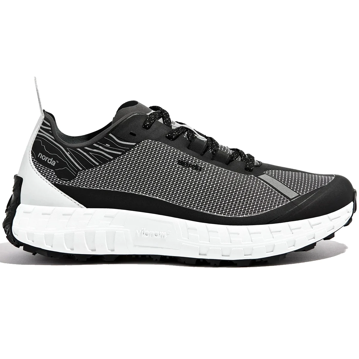 NORDA 001 W BLACK  - Trail running shoes