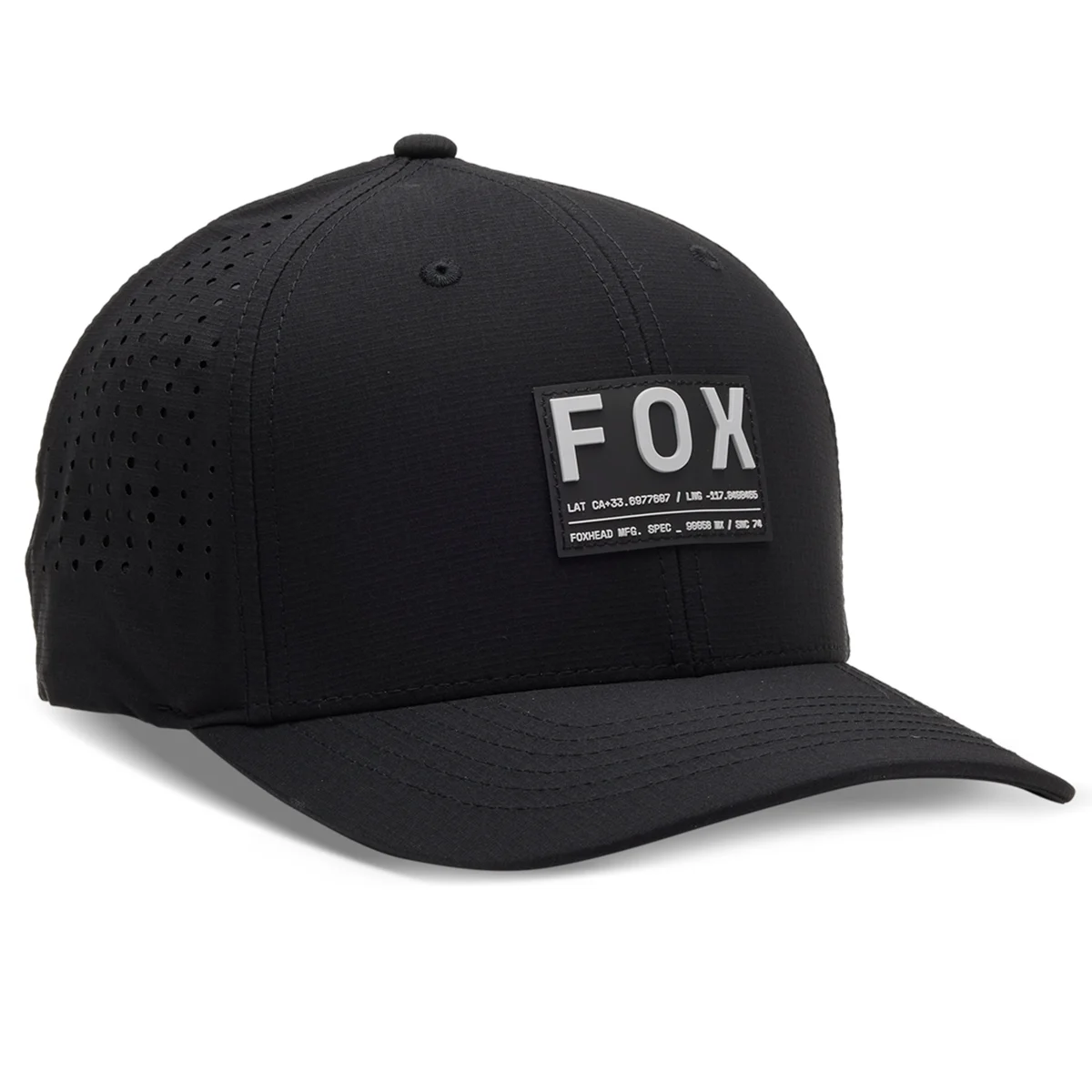 FOX NON STOP TECH FLEXFIT BLACK  - Cap