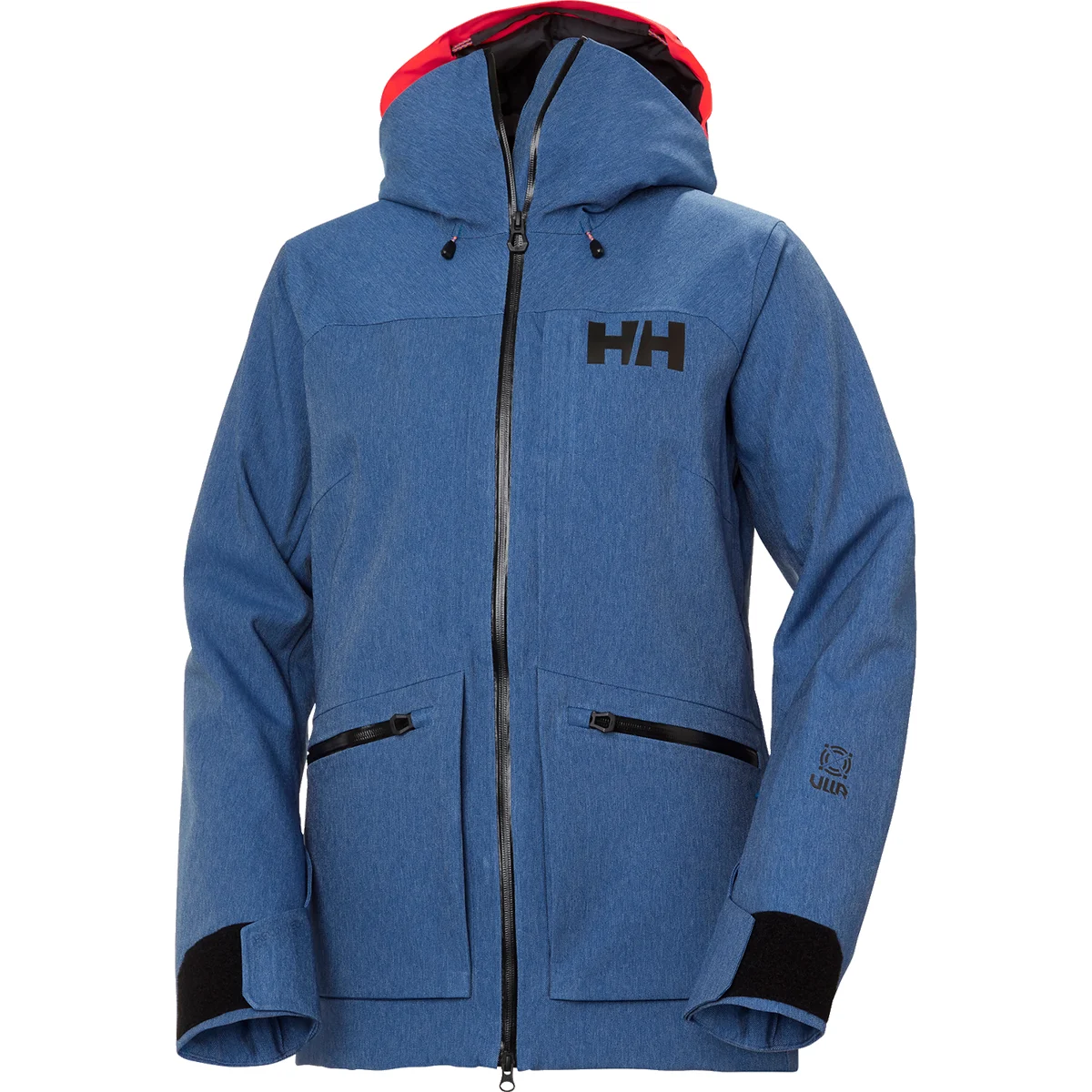 HELLY HANSEN W POWDERQUEEN 3.0 JACKET DEEP FJORD DENIM - Ski jacket