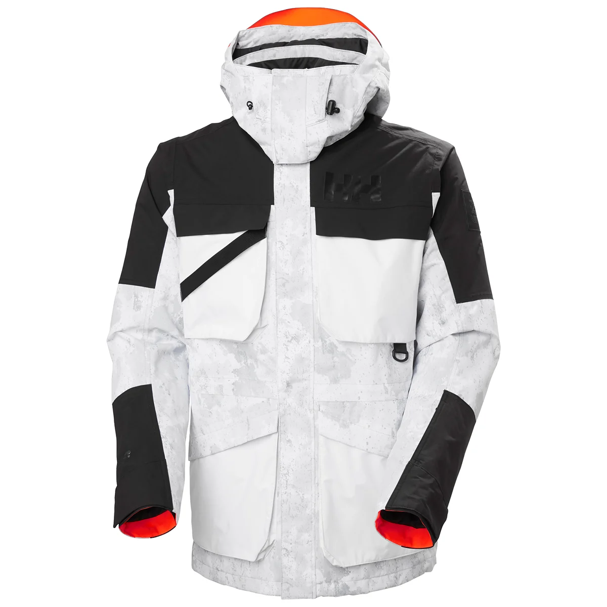 HELLY HANSEN ULLR D HERITAGE LONG JACKET GREY FOG SNOW  - Ski jacket