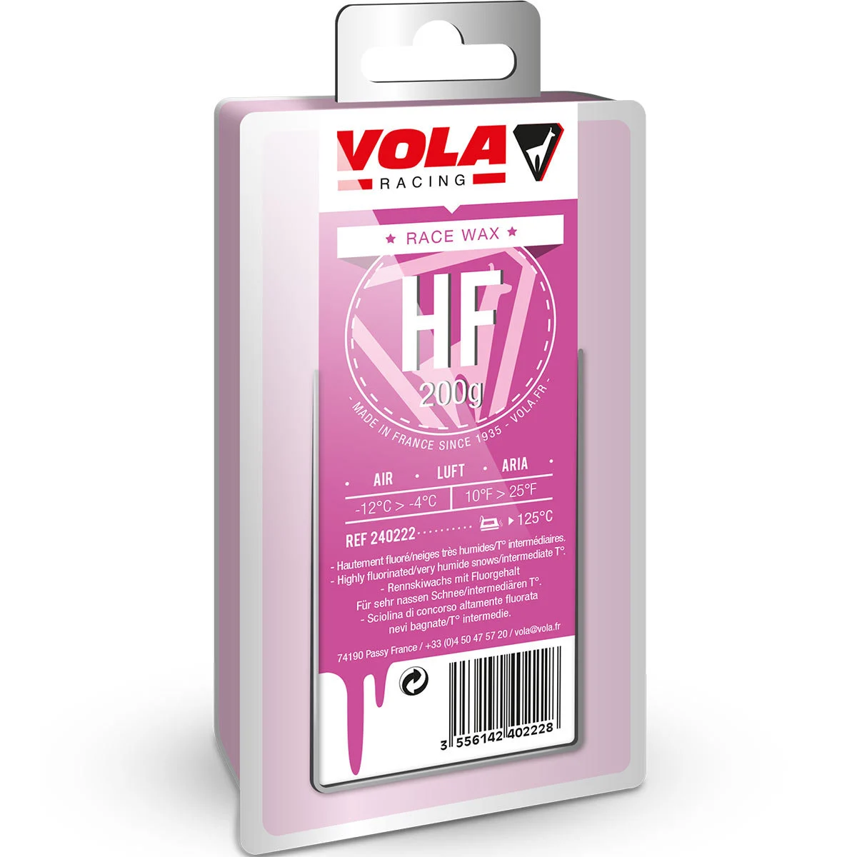 VOLA HF VIOLET 200G VIOLET  - Ski wax