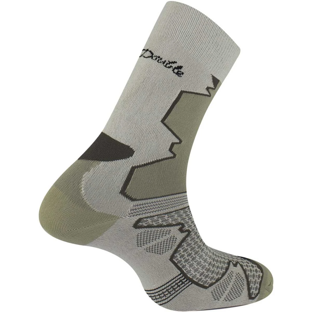 THYO LA DOUBLE TREK HIGH KAKI  - Hiking socks