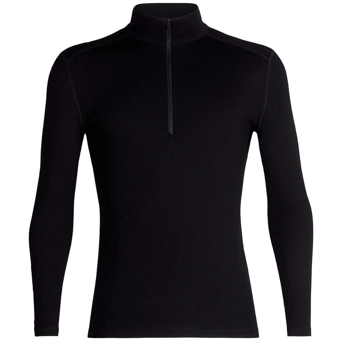 ICEBREAKER 260 TECH LS HALF ZIP BLACK - Thermal T-shirt