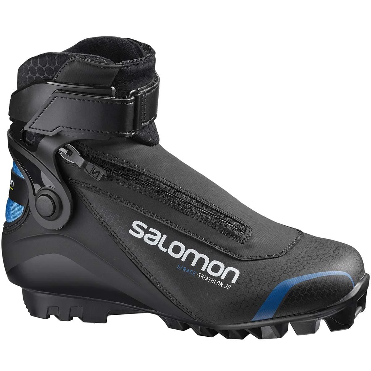 SALOMON S/RACE SKIATHLON PILOT JR BLACK  - Cross-country ski boots