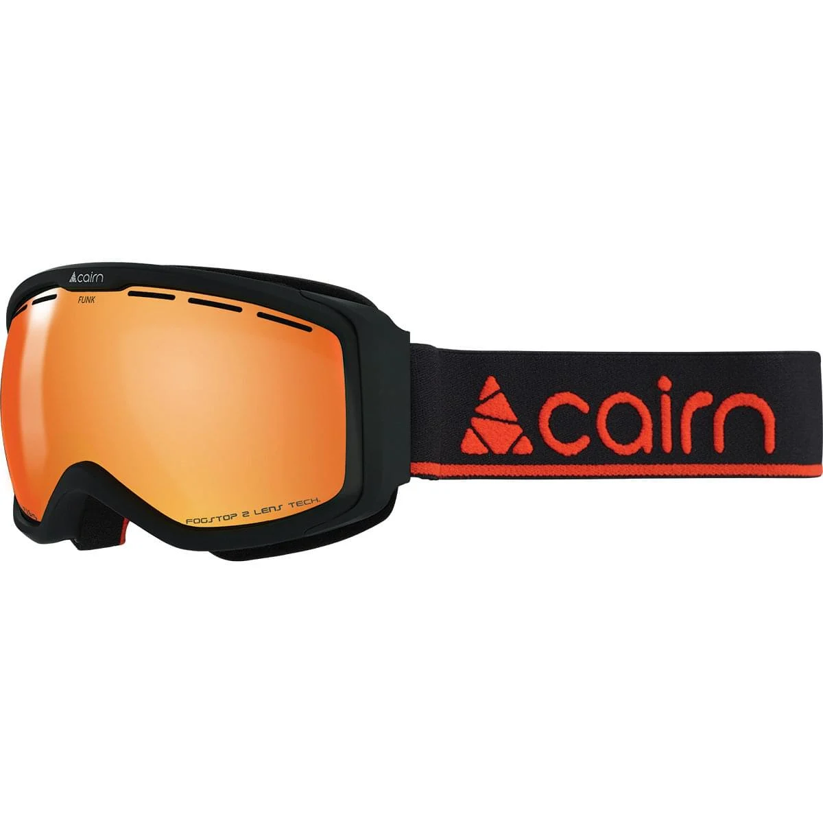 CAIRN FUNK OTG SPX3 IUM MAT BLACK ORANGE  - Ski goggles