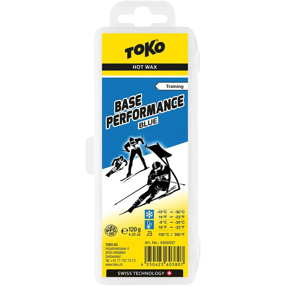 TOKO BASE PERFORMANCE 120G BLUE  - Ski wax