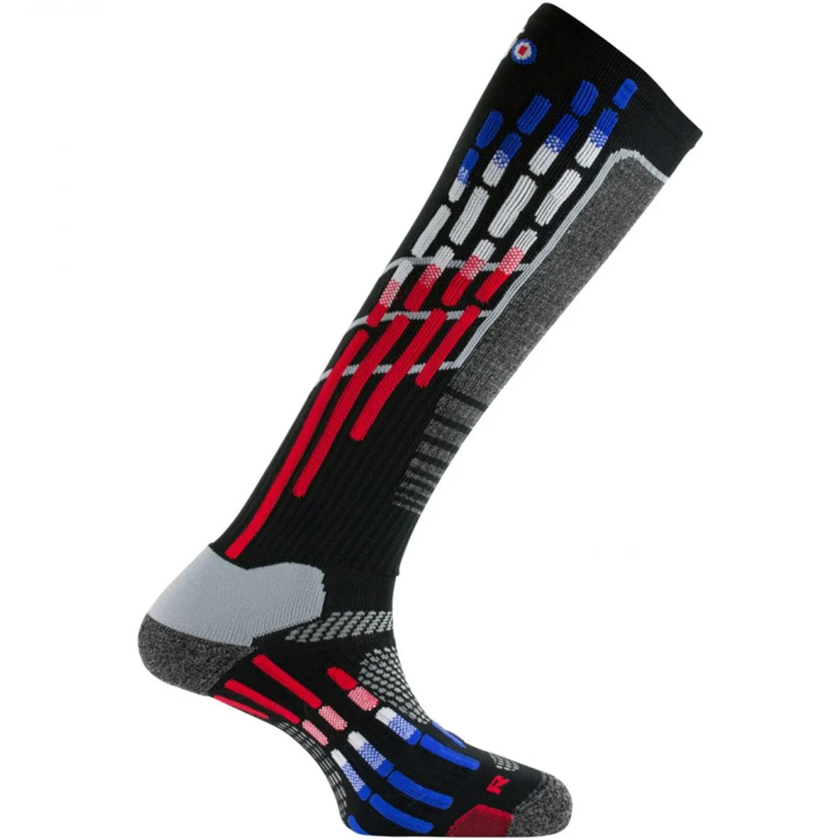 THYO PODY AIR ORIGINAL NOIR/TRICOLOR  - Ski socks