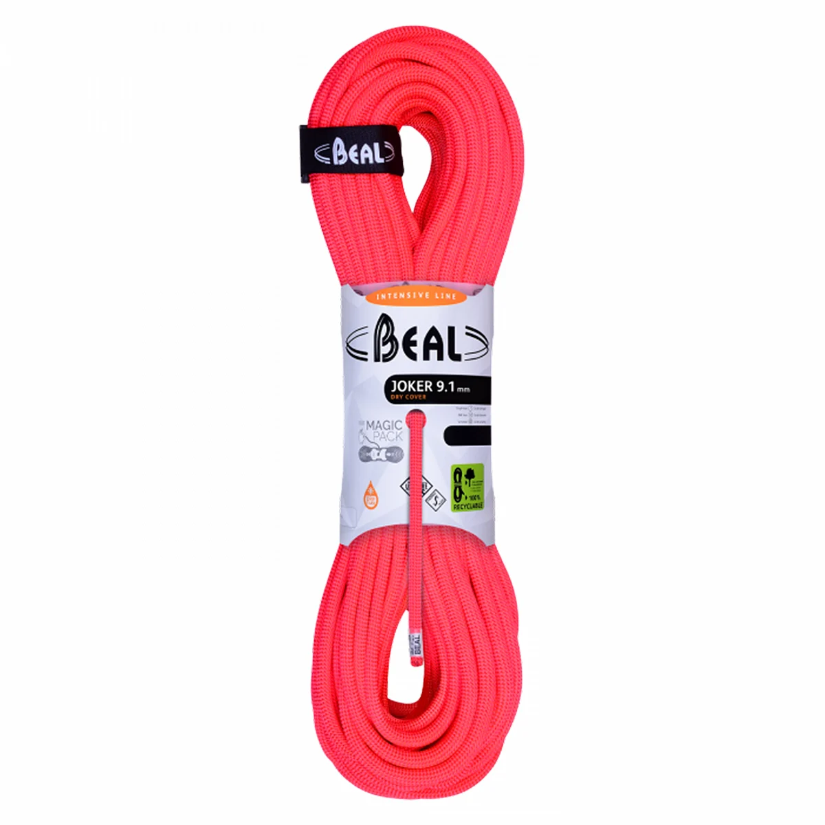 BEAL JOKER 9.1MM x 60M ORANGE  - Mountaineering rope