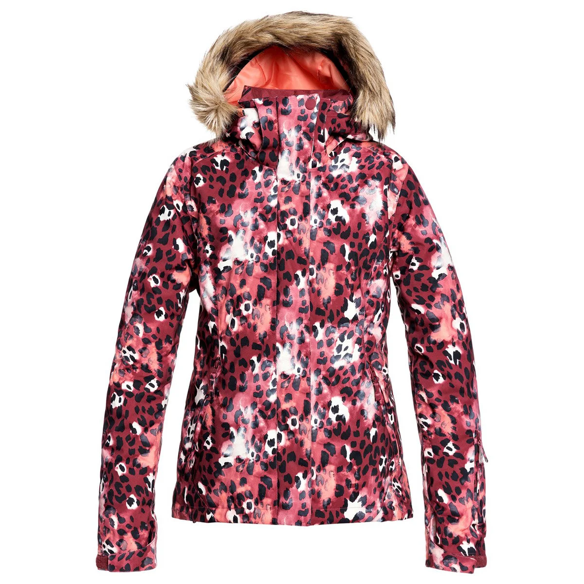 ROXY JET SKI JK OXBLOOD RED LEOPOLD  - Ski jacket