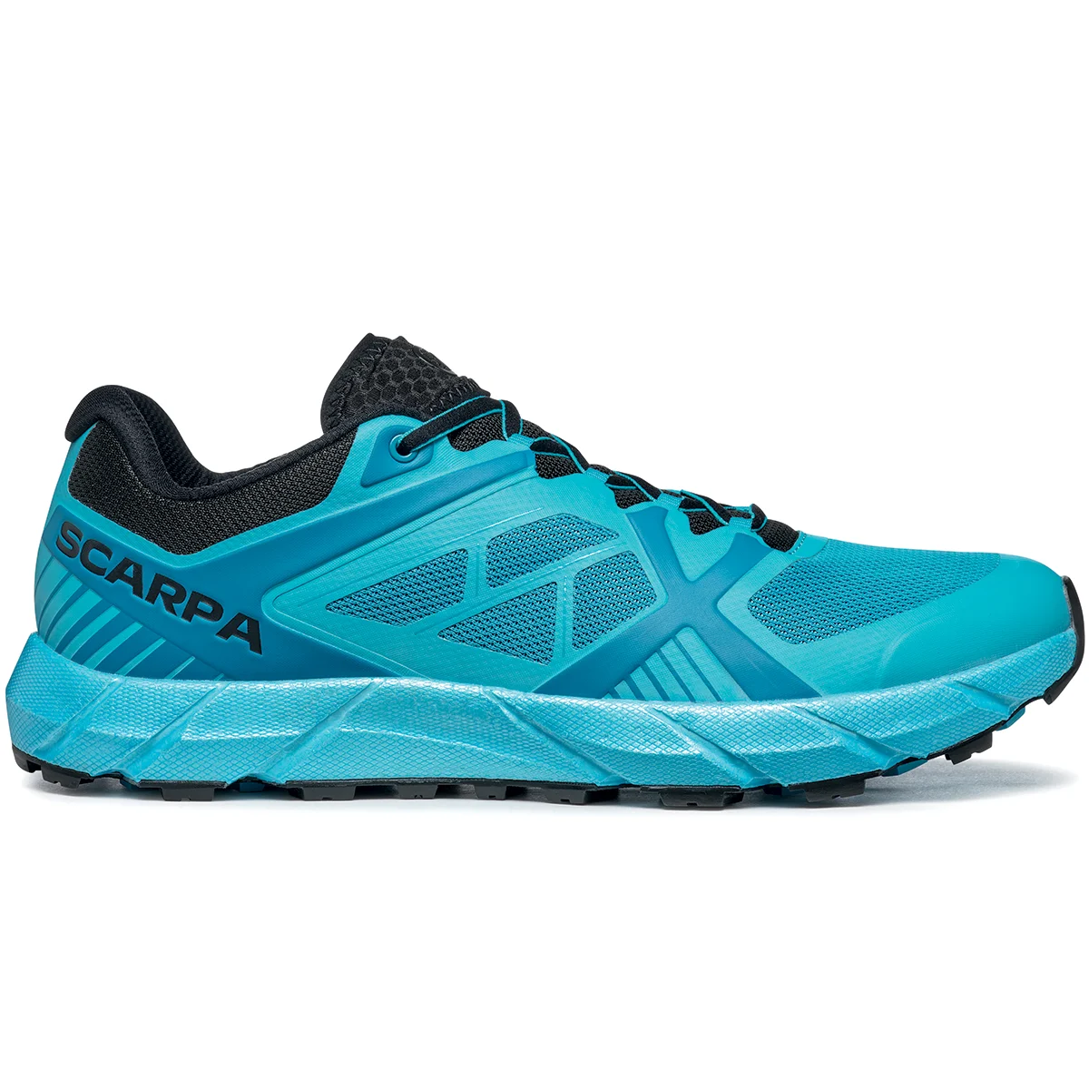 SCARPA SPIN 2.0 AZURE BLACK  - Trail running shoes