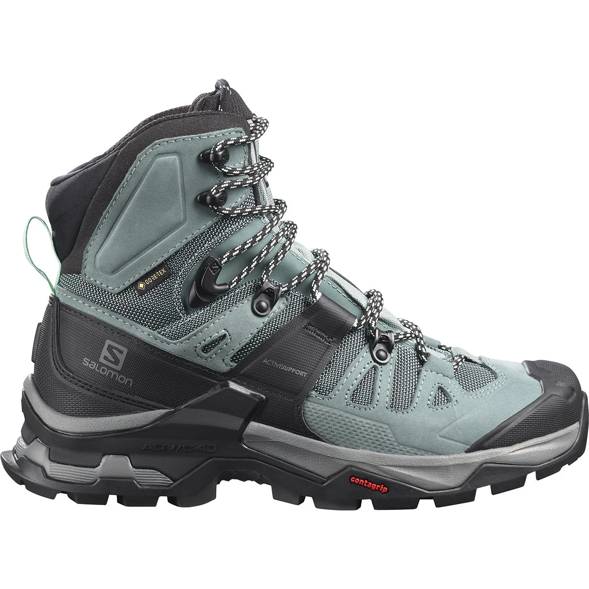 SALOMON QUEST 4 GORE-TEX W SLATE/TROOPER/OPAL BLUE  - High-rise hiking boot