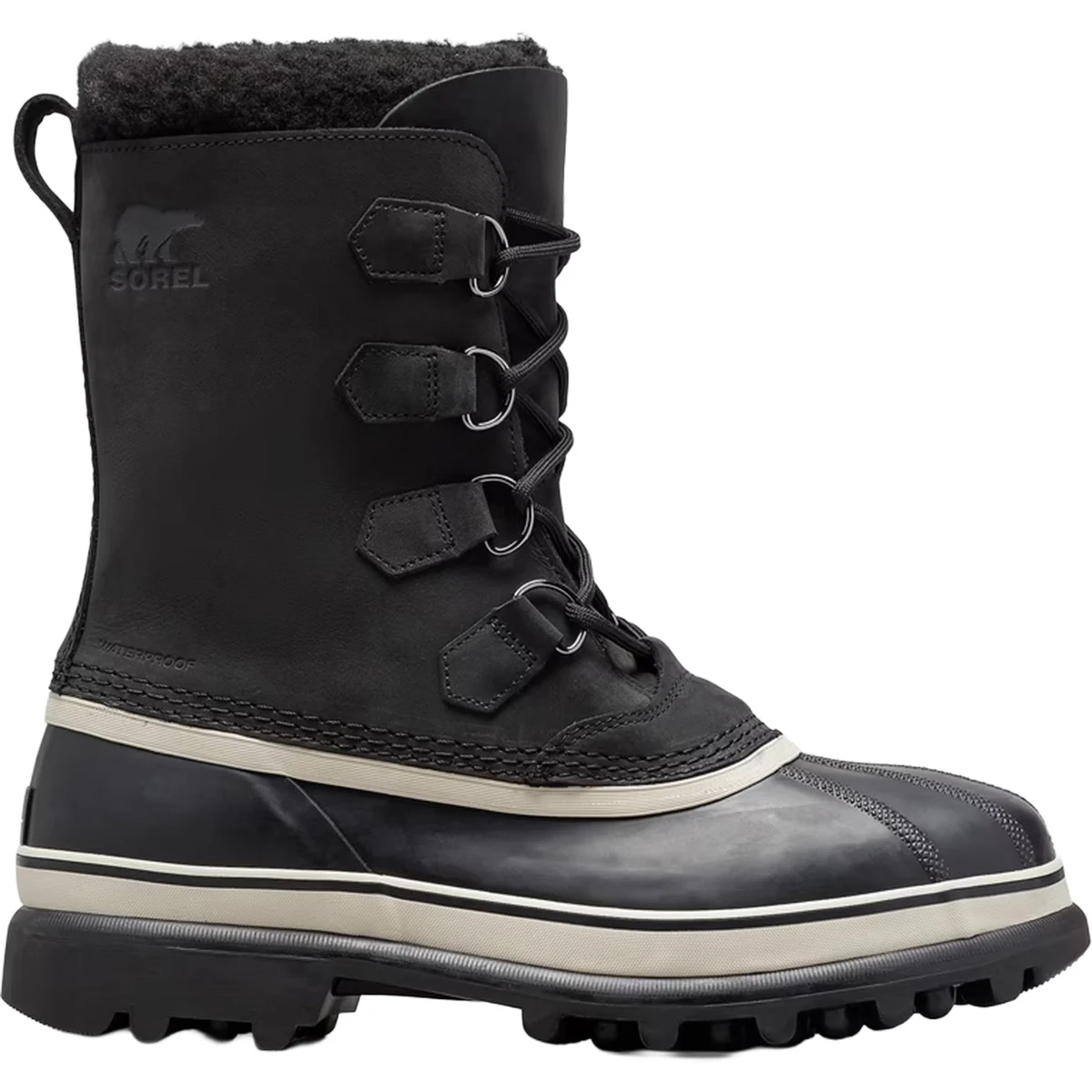 SOREL CARIBOU BLACK/DARK STONE  - Winter boot