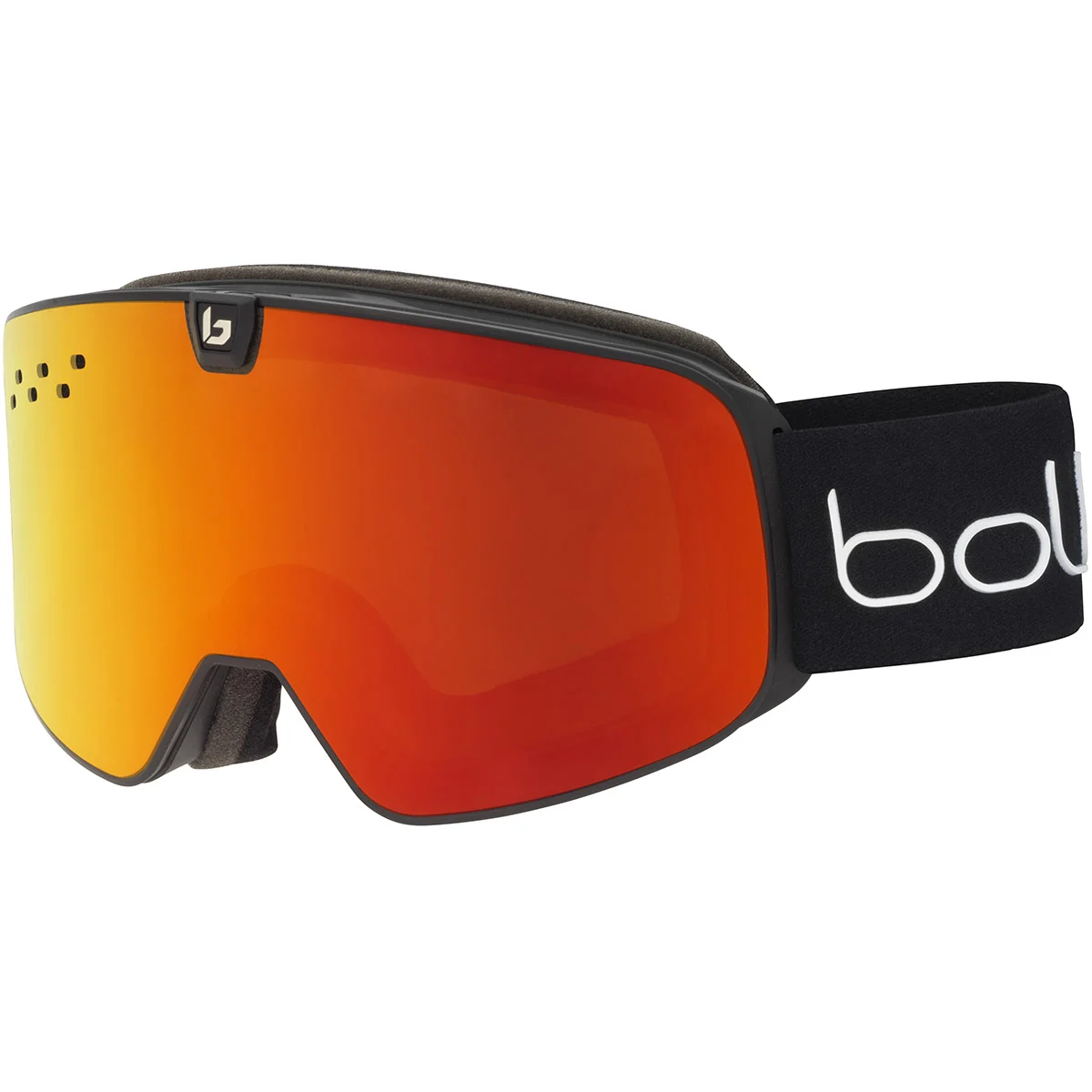 BOLLE NEVADA NEO BLACK MATTE SUNRISE  - Ski goggles