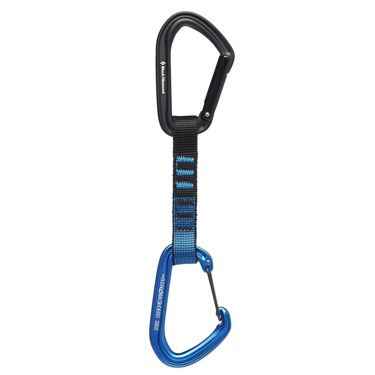 BLACK DIAMOND HOTFORGE HYBRID QUICKDRAW 12CM BLUE  - Climbing quickdraw
