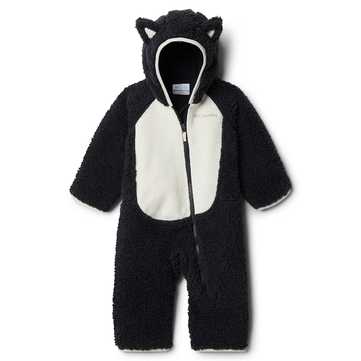 COLUMBIA FOXY BABY SHERPA BUNTING BLACK, CHALK  - Ski suit