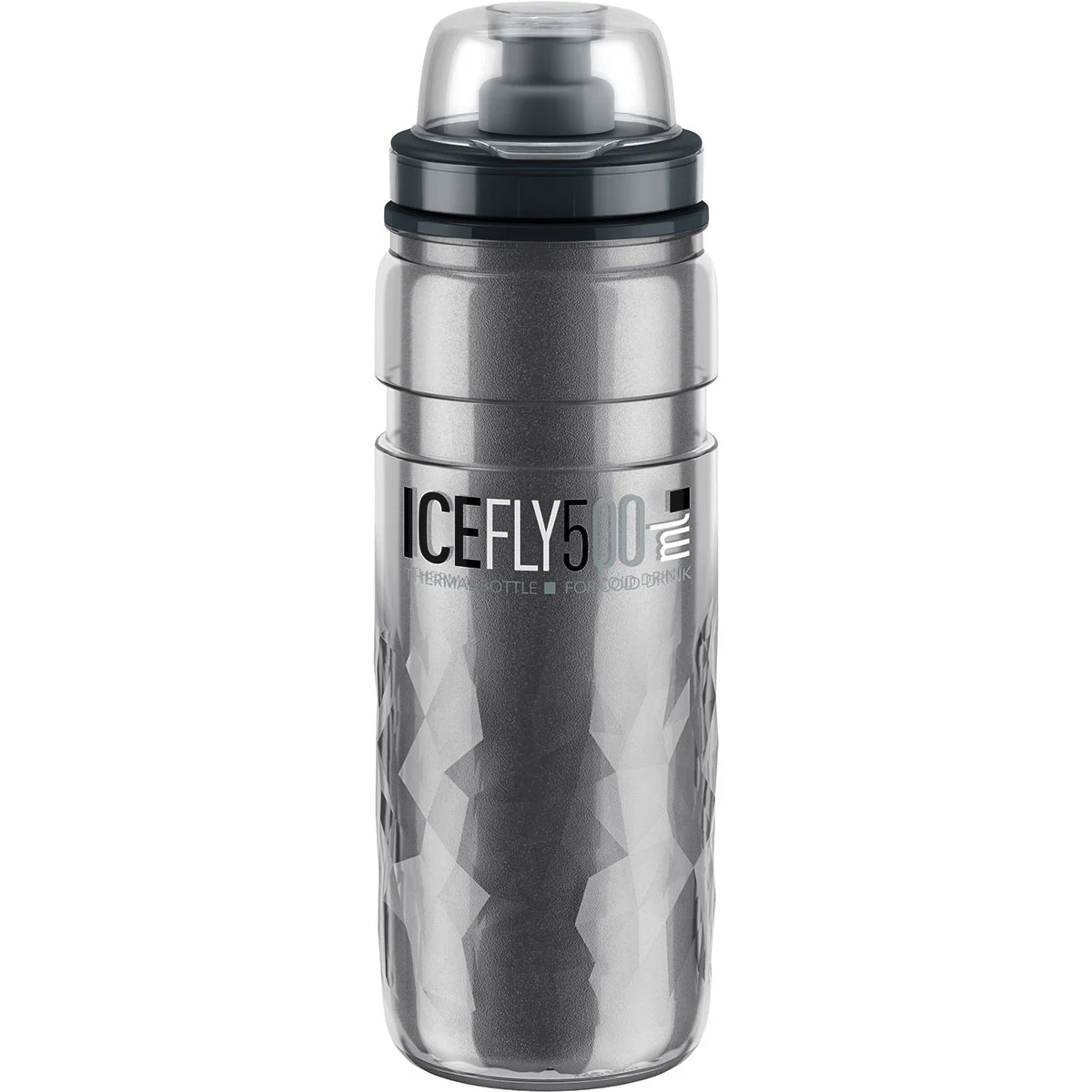 ELITE FLY ICE 500ML SMOKE  - Bike water bottle
