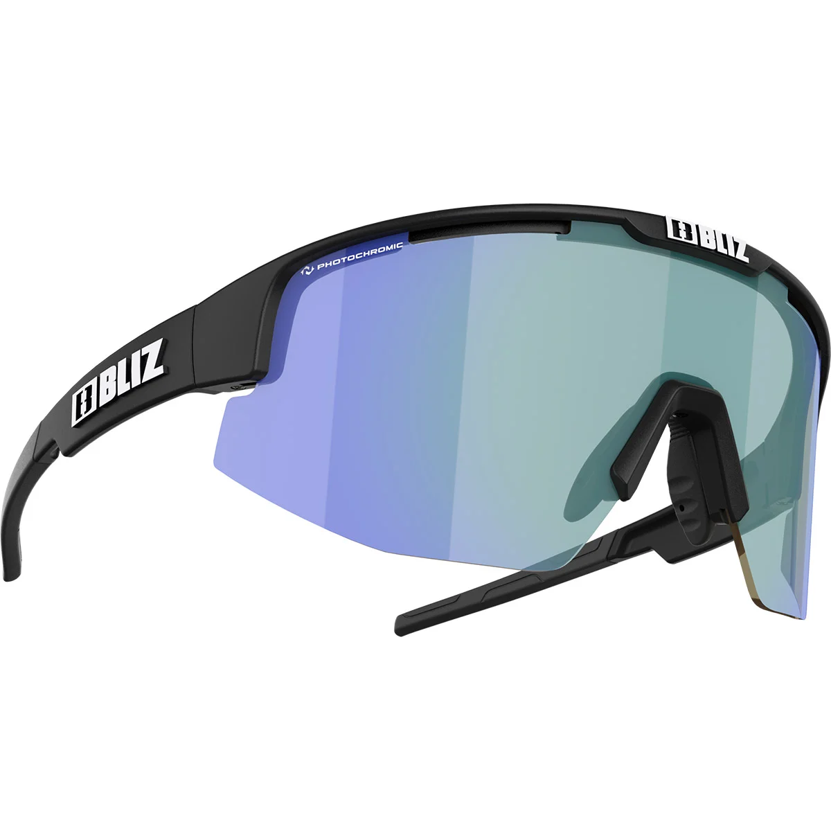 BLIZ MATRIX NANO OPTICS PHOTOC BLACK & BROWN W Unicolore  - Sport sunglasses