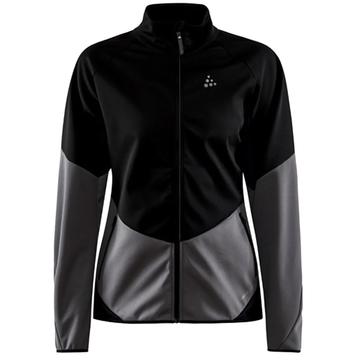 CRAFT GLIDE JACKET W BLACK-GRANITE  - Cross-country ski jacket