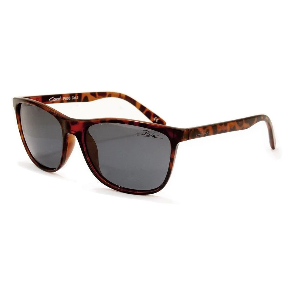Bloc Coast Sunglasses Brown Tort - Polarised Grey Lens