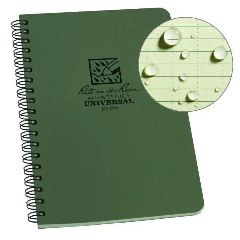 Side Spiral Notebook 4.625 x 7 Inch (32 Sheets)