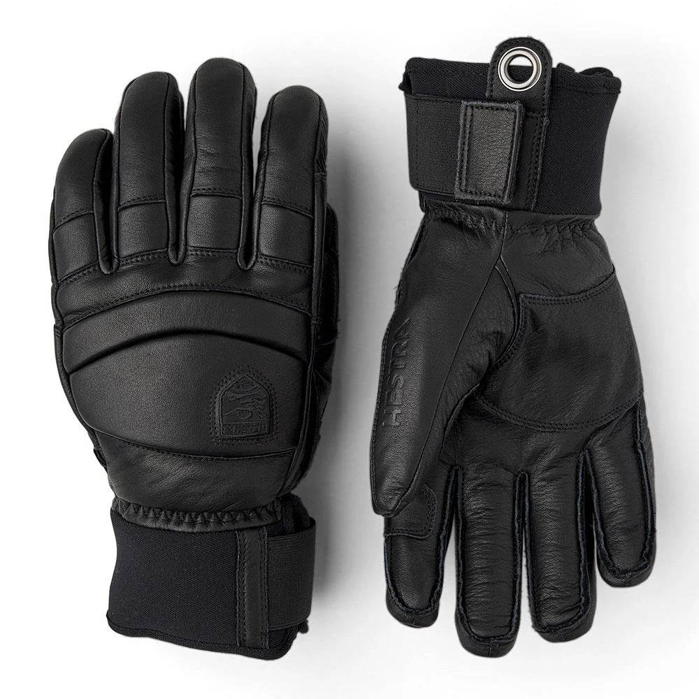 Hestra Fall Line Leather Gloves Black