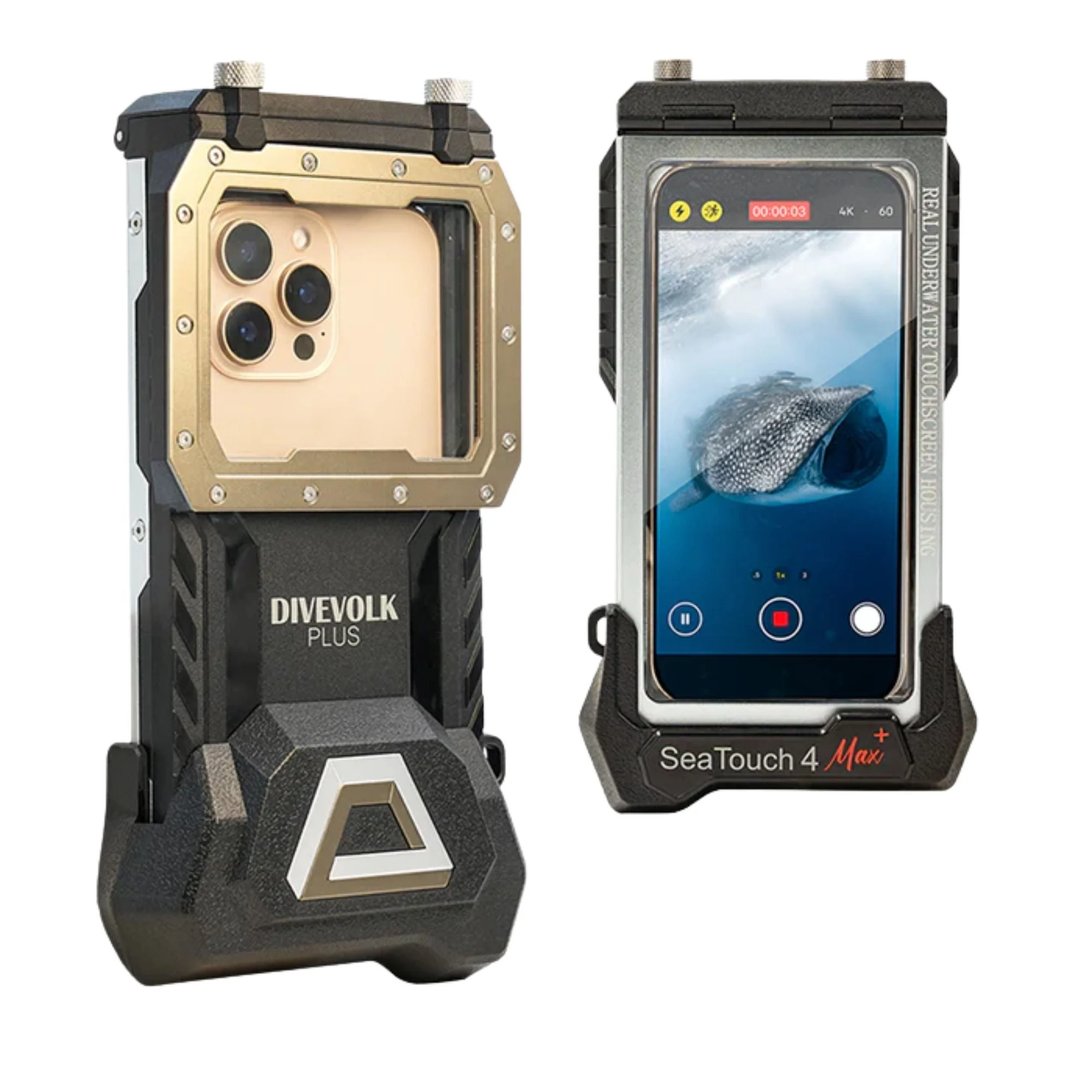 DiveVolk SeaTouch 4 Max Plus Black Underwater Smartphone Housing