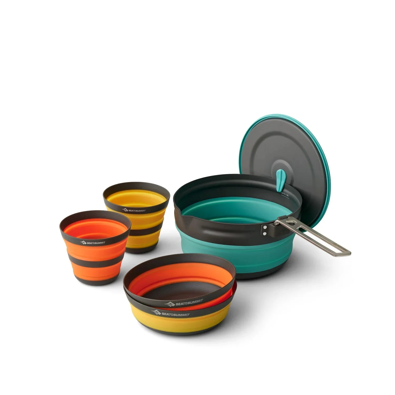 Sea to Summit Frontier Ultralight Collapsible One Pot Cook Set (2 Person, 5 Piece)