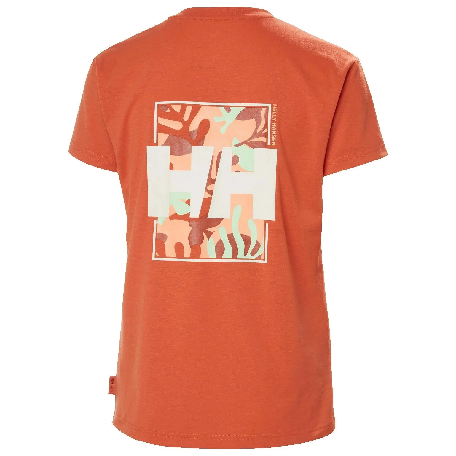 Helly Hansen W Skog Recycled Graphic Tee Terracotta