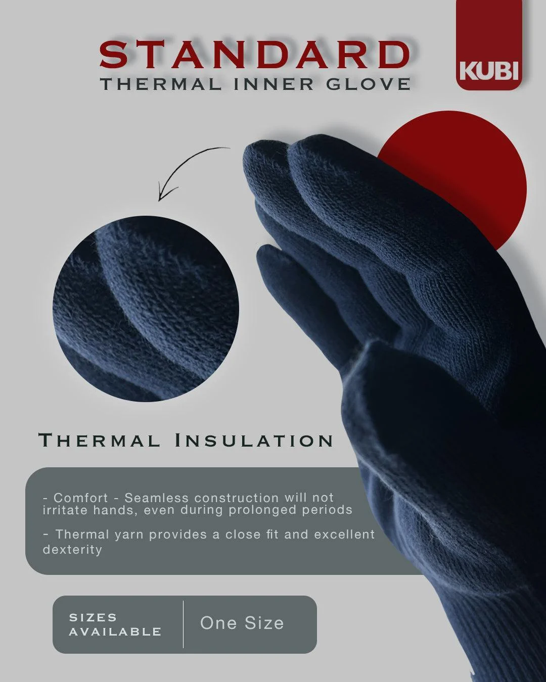 Kubi Standard Thermal Inner Gloves