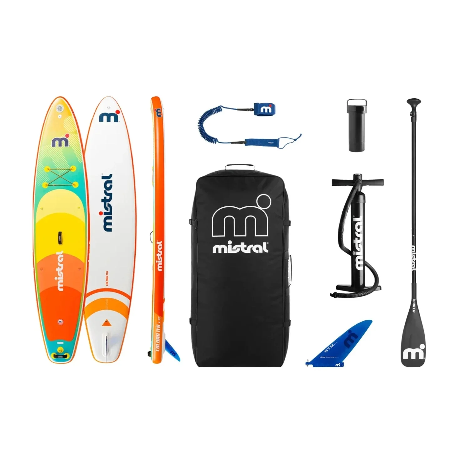 Mistral Colora Inflatable Paddle Board set