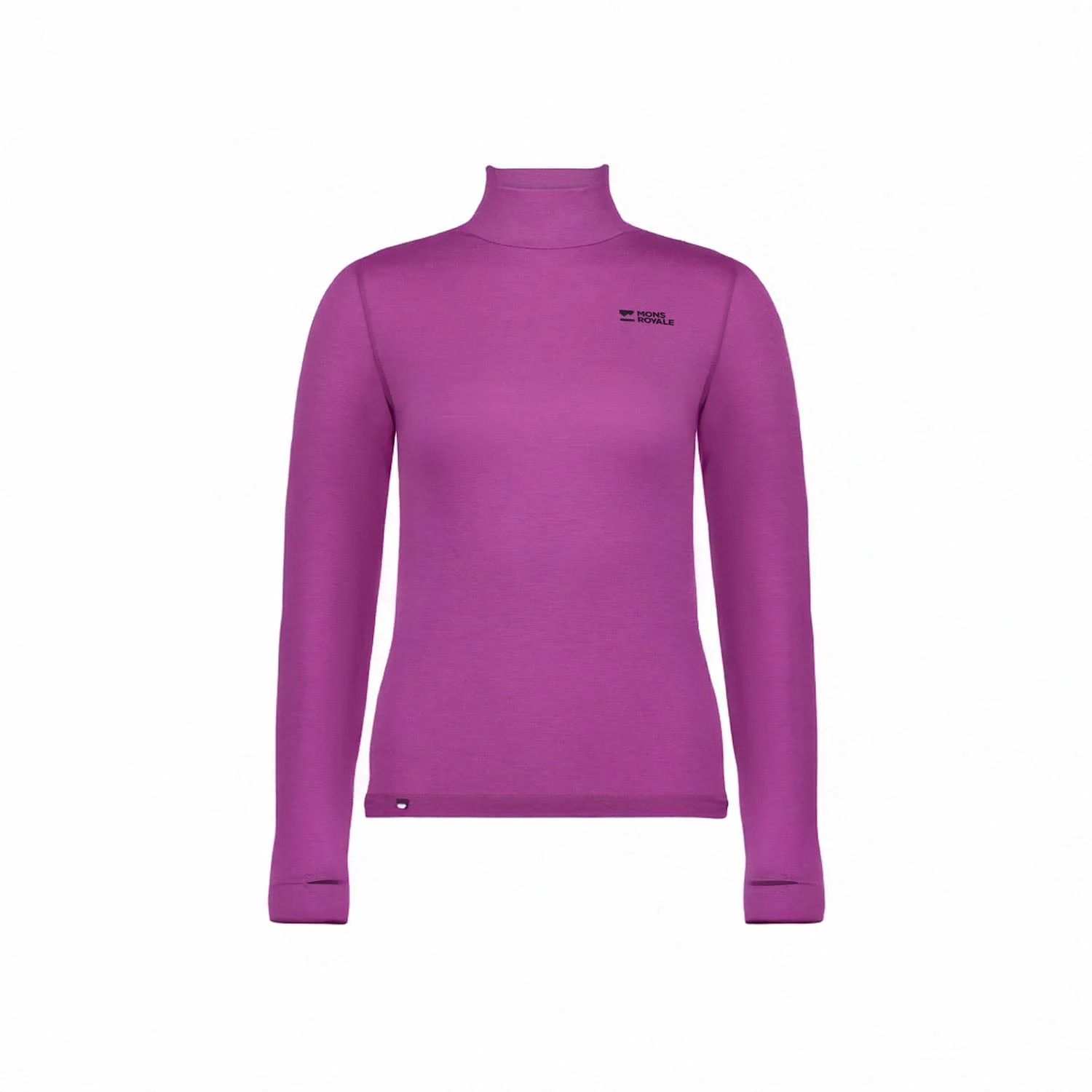 Cascade Merino Mock Neck Long Sleeve Baselayer Top