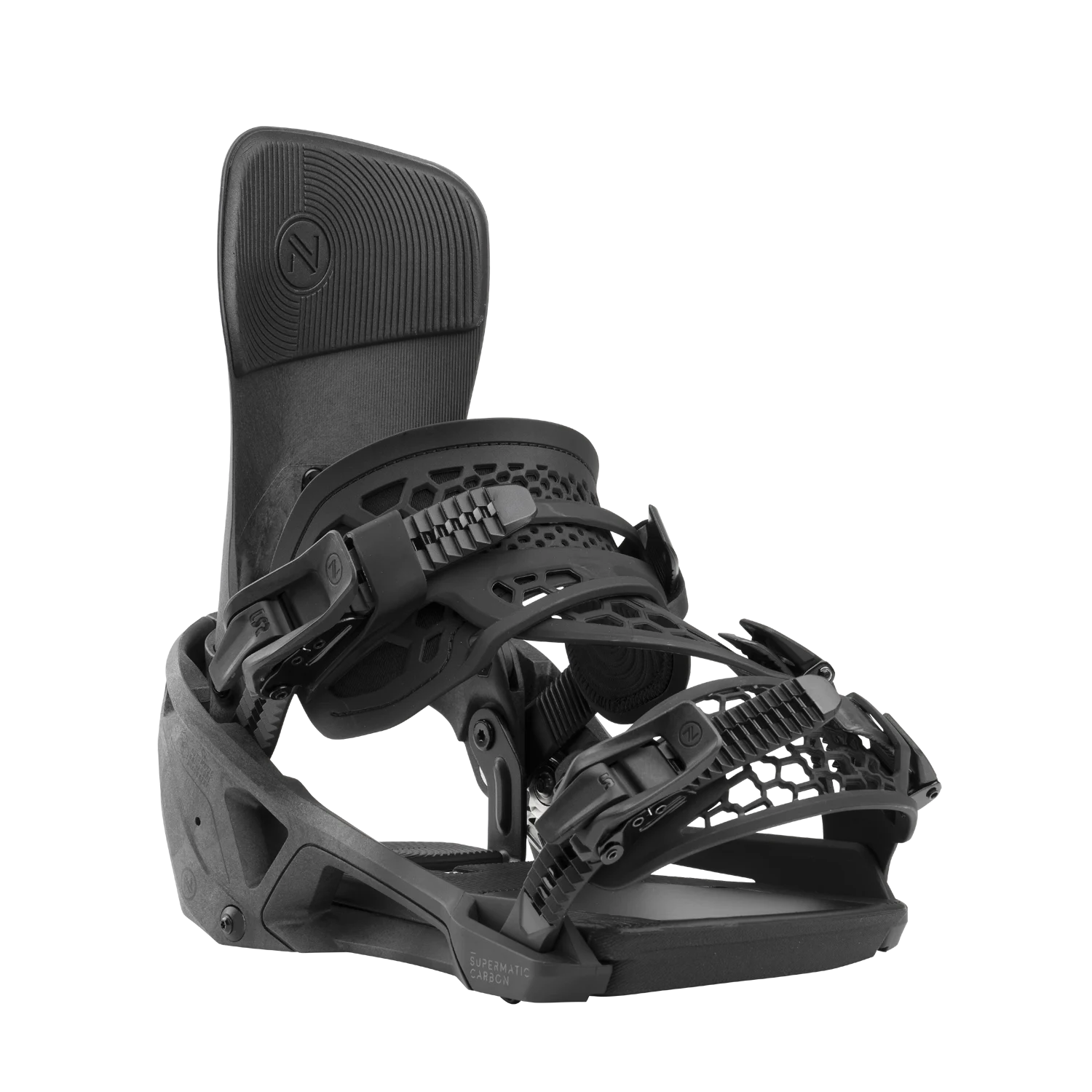 Carbon Supermatic Snowboard Bindings 2026