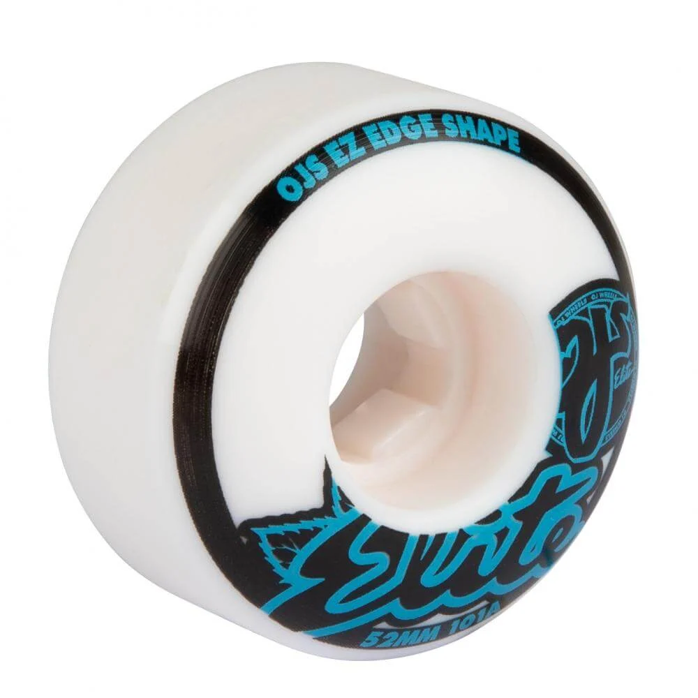 OJ Elite Skate Wheels Elite EZ Edge 101a White