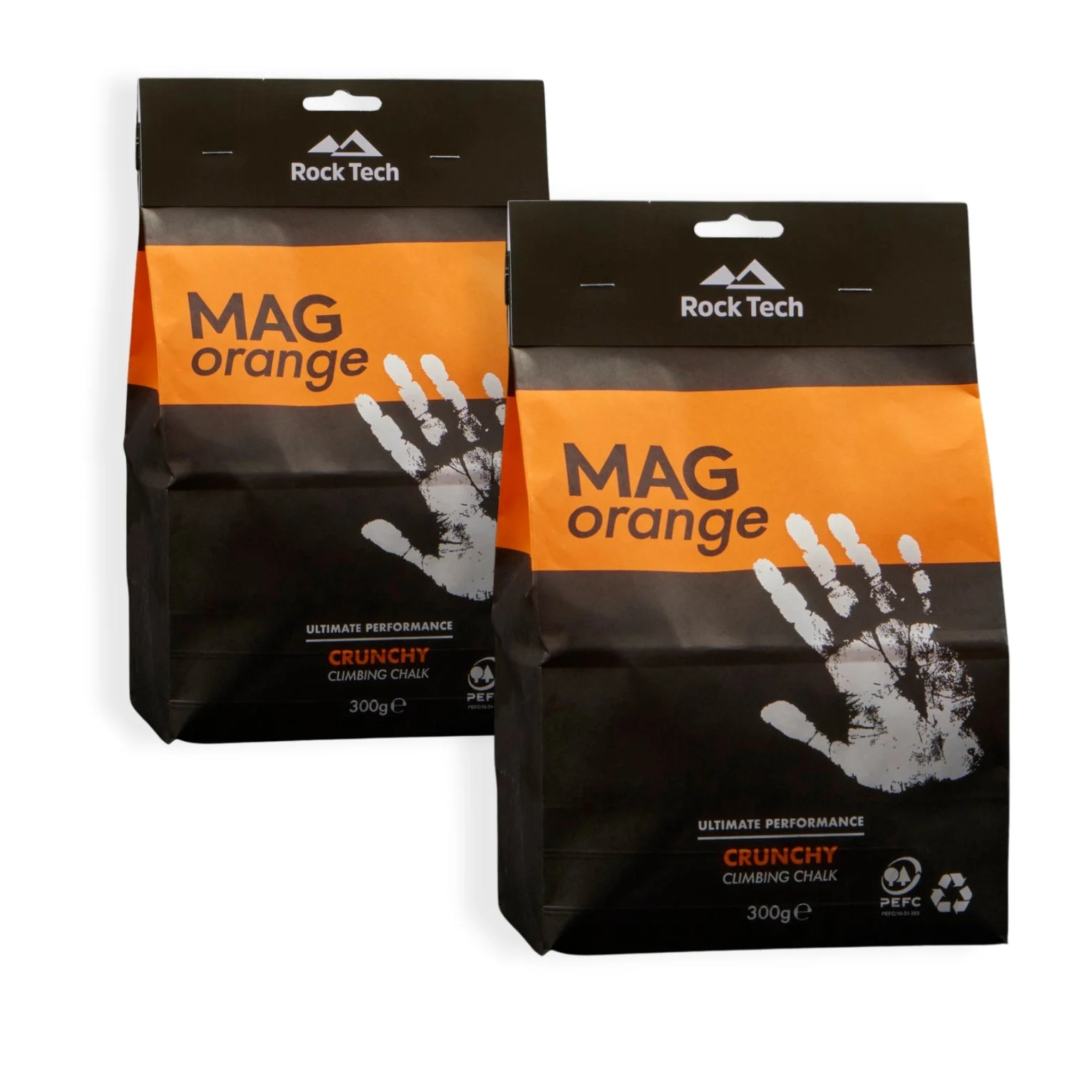 Rock Technologies MAG Orange Chalk 300g - 2 Pack